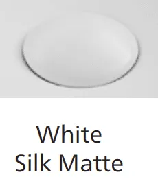 Seima Ceramic Pop-Out Basin Waste - White Silk Matte