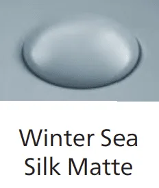 Seima Ceramic Pop-Out Basin Waste - Winter Sea Silk Matte