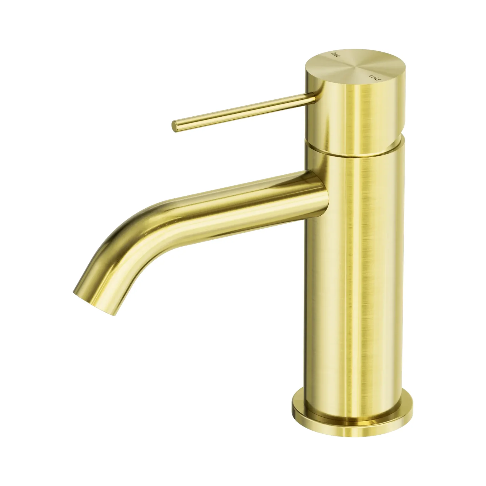 nero mecca basin mixer in brushed gold Nero Mecca basin mixer in brushed gold