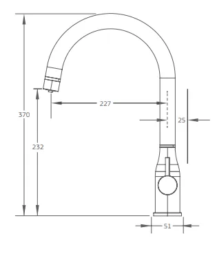 Puretec Tripla Elite Gooseneck Stainless Steel 3 IN 1 sink mixer ELITE-10 - Image 2