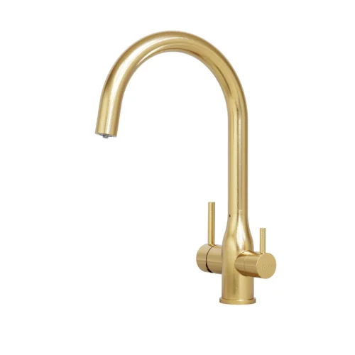 Puretec Tripla Elite Gooseneck Stainless Steel 3 IN 1 sink mixer ELITE-10