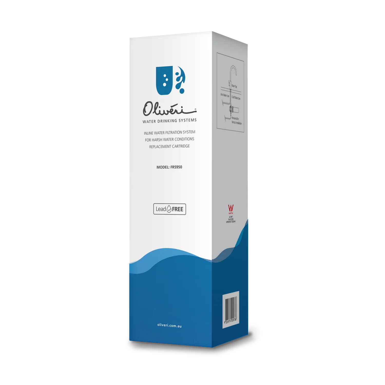 oliveri fr5950 inline replacement filter cartridge for harsh water – boxed Oliveri FR5950 inline replacement filter cartridge for harsh water – boxed