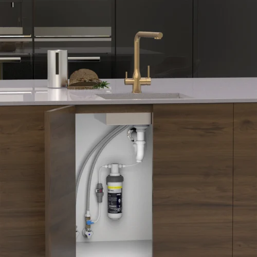 Puretec Tripla Elite Z1-E20 Mixer Tap & Filter Bundle – installed