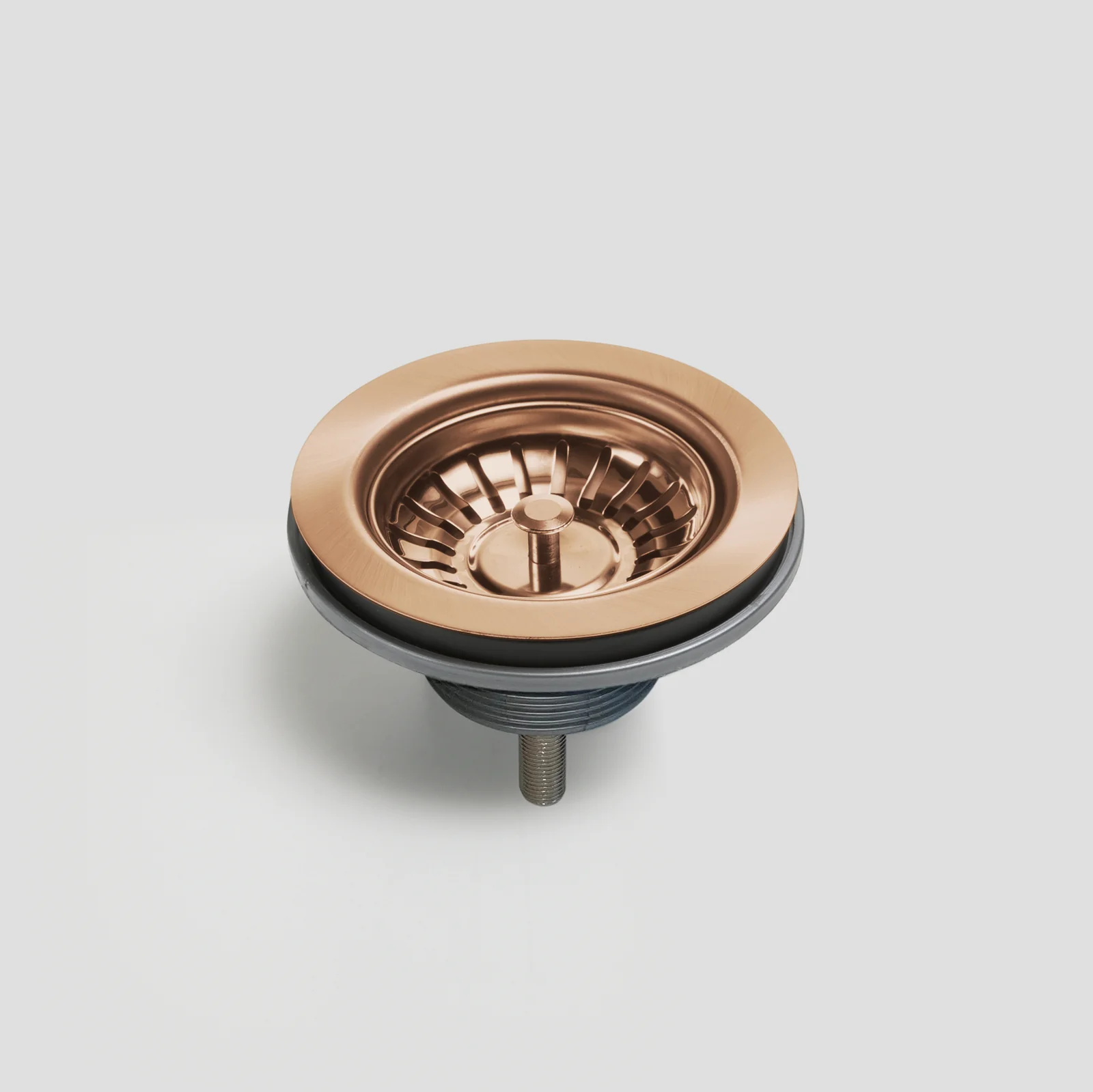 oliveri ac14 cu ext basket waste with extended screw in copper pvd finish Oliveri AC14-CU-EXT basket waste with extended screw in copper PVD finish