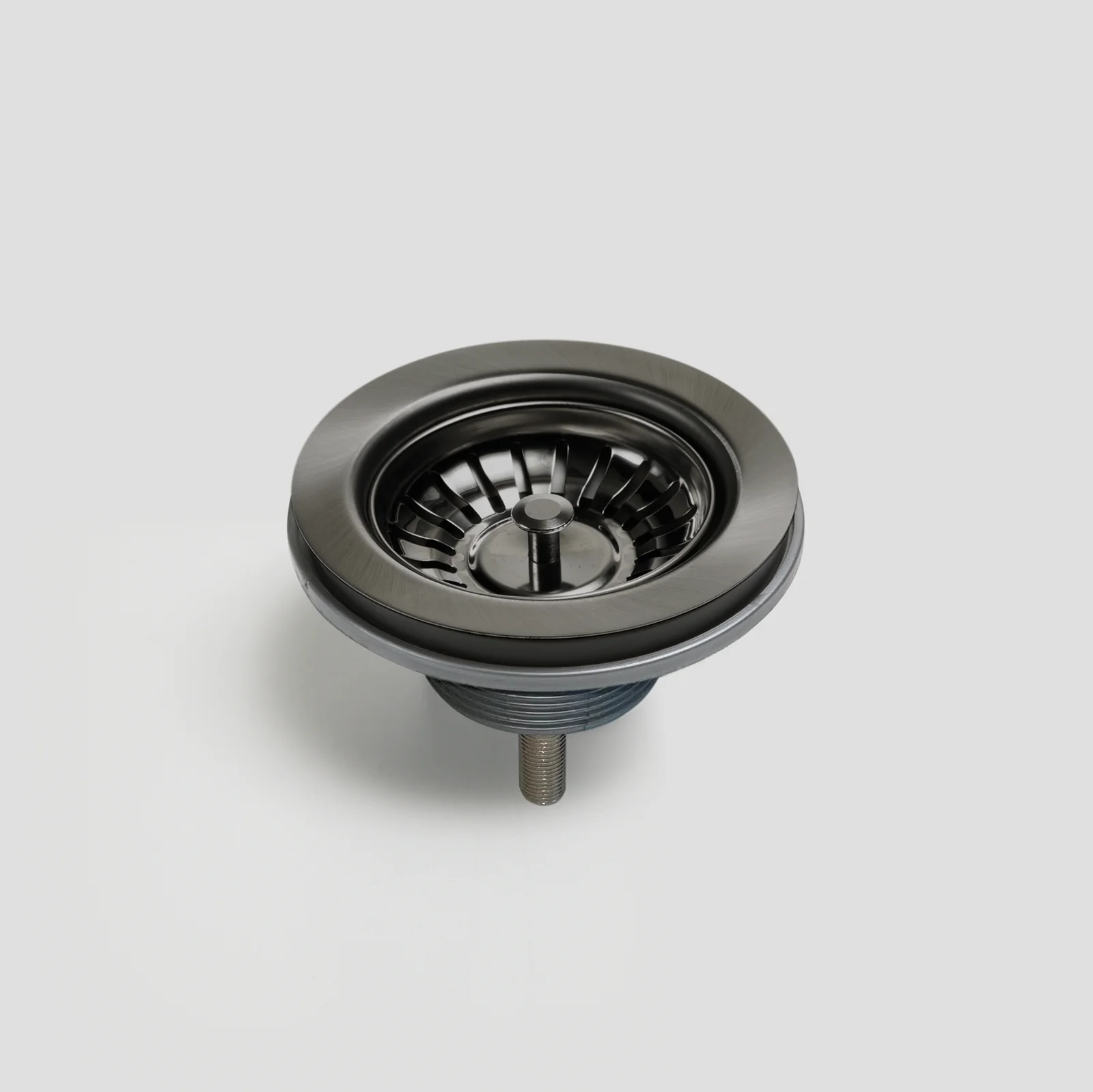 oliveri ac14 gm ext basket waste with extended screw in gunmetal pvd finish Oliveri AC14-GM-EXT basket waste with extended screw in gunmetal PVD finish