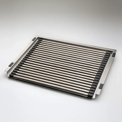 Oliveri ACP110 bench top drainer set in stainless steel – angled view