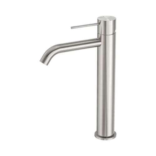 Nero Mecca tall basin mixer in brushed nickel