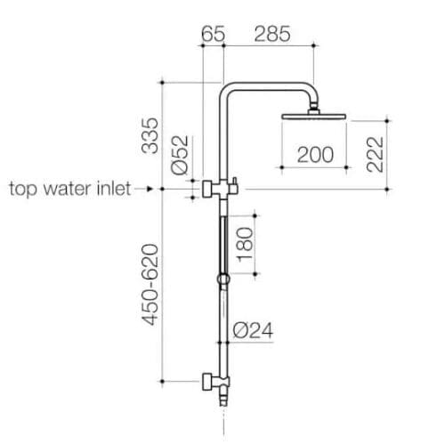 Clark Square Twin Shower