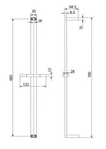 Handel Rail Shower