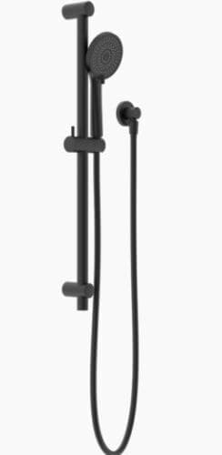 Nero Round Project rail shower Black