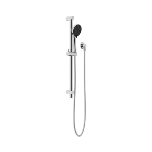Nero round project shower rail in chrome