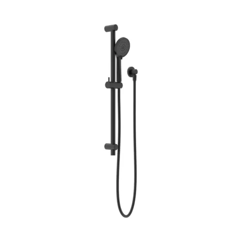 Nero round project shower rail in matte black