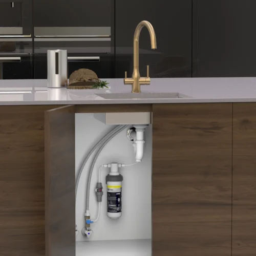 Puretec Tripla Elite Z1-E10 Mixer Tap & Filter Bundle – installed