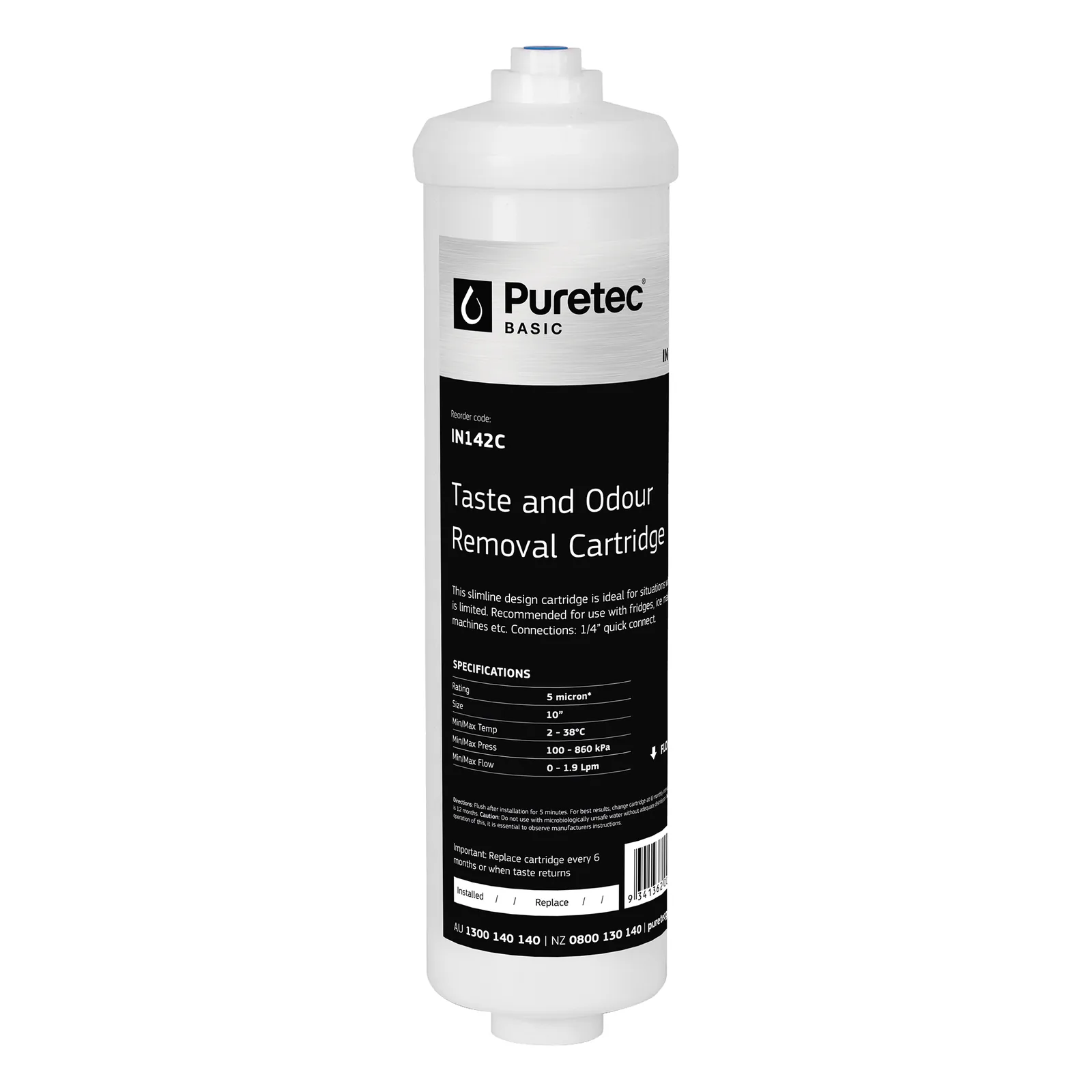 puretec in142c inline carbon cartridge Puretec IN142C Inline Carbon Cartridge