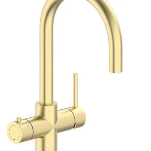 Peppy Taps 4-in-1 boiling-ambient brushed brass gold