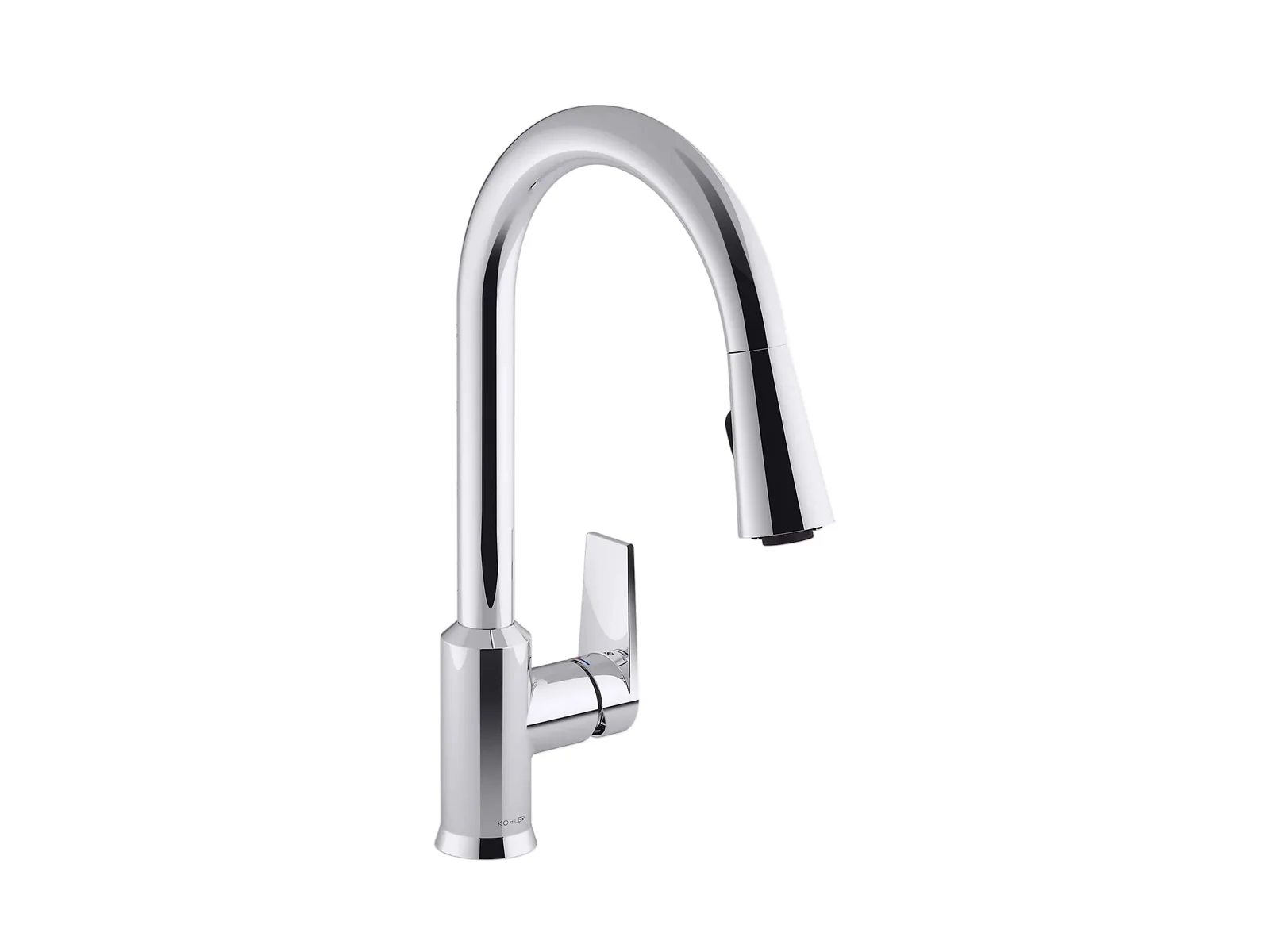 kohler taut pull out kitchen mixer in polished chrome (21367t 4e cp) Kohler Taut pull-out kitchen mixer in polished chrome (21367T-4E-CP)