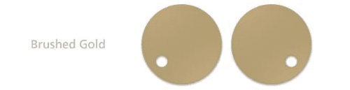 Seima modia seat hinge cover set brushed gold