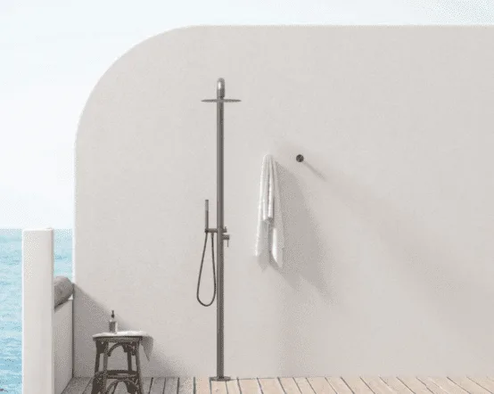 Nero Zen Outdoor Column Shower - Hero 2
