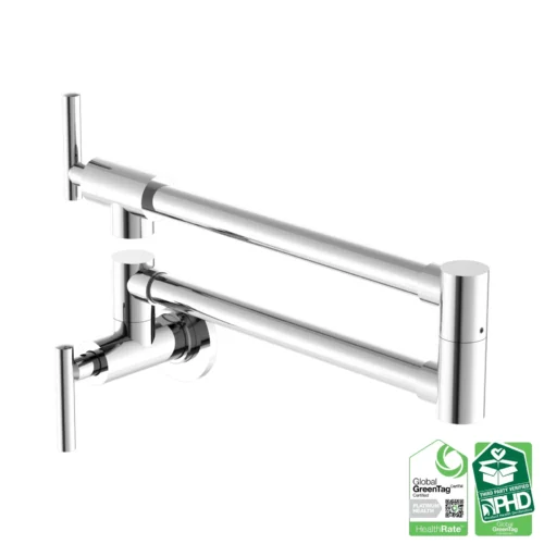 Nero Zen pot filler in chrome