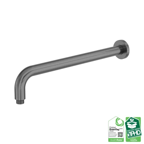 Nero Zen 400mm shower arm in graphite