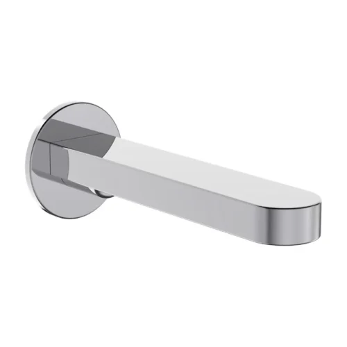 Englefield Studio wall-mounted bath spout in polished chrome