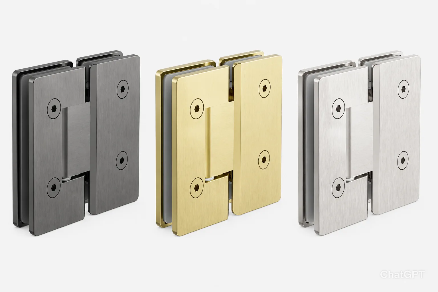 Nero 180° Glass to Glass Shower Hinge