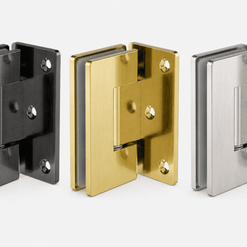 nero 90° glass to wall shower hinge